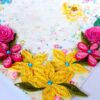 Vibrant Color Quilled Flowers And Rose Greeting Card image Vibrant Color Quilled Flowers And Rose Greeting Card image
