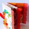 Multicolor Flowers Mini Scrapbook Greeting Card image Multicolor Flowers Mini Scrapbook Greeting Card image