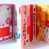 Multicolor Flowers Mini Scrapbook Greeting Card image Multicolor Flowers Mini Scrapbook Greeting Card image