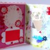 Multicolor Flowers Mini Scrapbook Greeting Card image Multicolor Flowers Mini Scrapbook Greeting Card image