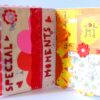 Multicolor Flowers Mini Scrapbook Greeting Card image Multicolor Flowers Mini Scrapbook Greeting Card image