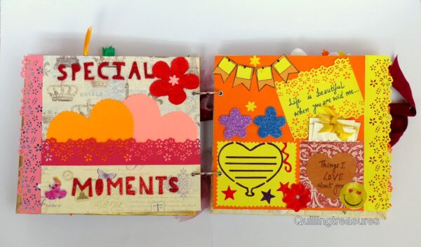 Exclusive Love And Birthday Quilled Scrapbook image Exclusive Love And Birthday Quilled Scrapbook image