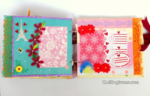 Exclusive Love And Birthday Quilled Scrapbook image Exclusive Love And Birthday Quilled Scrapbook image