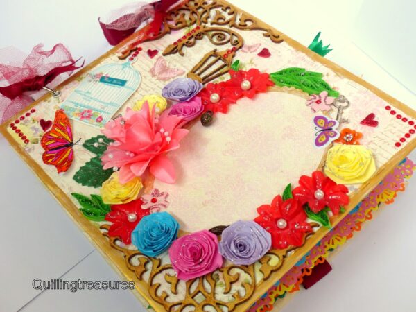 Exclusive Love And Birthday Quilled Scrapbook image Exclusive Love And Birthday Quilled Scrapbook image