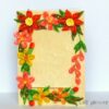 Quilled Corners With Variety Flowers Greeting Card image Quilled Corners With Variety Flowers Greeting Card image