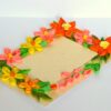 Quilled Corners With Variety Flowers Greeting Card image Quilled Corners With Variety Flowers Greeting Card image