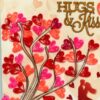 Hugs and Kisses Quilled Tree Greeting Card image Hugs and Kisses Quilled Tree Greeting Card image