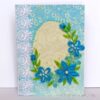All Blues Quilled Corner With Lace Greeting Card image All Blues Quilled Corner With Lace Greeting Card image