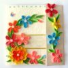 Multicolor Flowers Mini Scrapbook Greeting Card image Multicolor Flowers Mini Scrapbook Greeting Card image