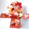 Sparkling Hot Red Pop Up Card In Box image Sparkling Hot Red Pop Up Card In Box image