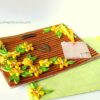 Sparkling Yellow Themed Quilled Greeting Card image Sparkling Yellow Themed Quilled Greeting Card image
