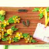Sparkling Yellow Themed Quilled Greeting Card image Sparkling Yellow Themed Quilled Greeting Card image