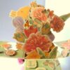 Love and Multicolor Sparkling Flowers Pop up Greeting Card image Love and Multicolor Sparkling Flowers Pop up Greeting Card image
