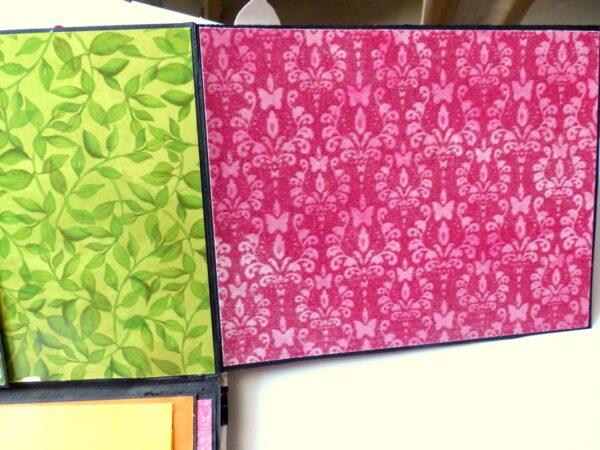 Handmade Multifolds Colorful Scrapbook image Handmade Multifolds Colorful Scrapbook image