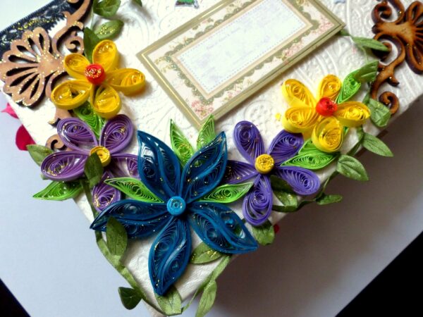 Handmade Multifolds Colorful Scrapbook image Handmade Multifolds Colorful Scrapbook image