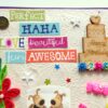 Happy Birthday With Quilled Flowers Greeting Card image