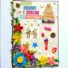 Happy Birthday With Quilled Flowers Greeting Card image