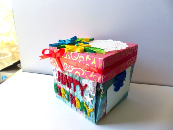 Happy Birthday Friend Explosion Box image Happy Birthday Friend Explosion Box image