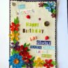 Happy Birthday Quilled Flowers Greeting Card image Happy Birthday Quilled Flowers Greeting Card image