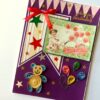 Birthday Quilled Teddy Greeting Card image Birthday Quilled Teddy Greeting Card image