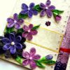 Purple Themed Flowers Mini Scrapbook Greeting Card image Purple Themed Flowers Mini Scrapbook Greeting Card image