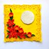 Yellow Themed Orange Flowers Greeting Card image Yellow Themed Orange Flowers Greeting Card image
