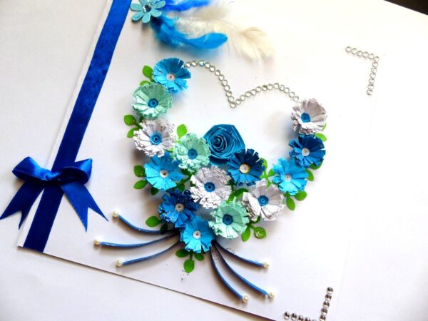 All Blues Heart Greeting Card image All Blues Heart Greeting Card image