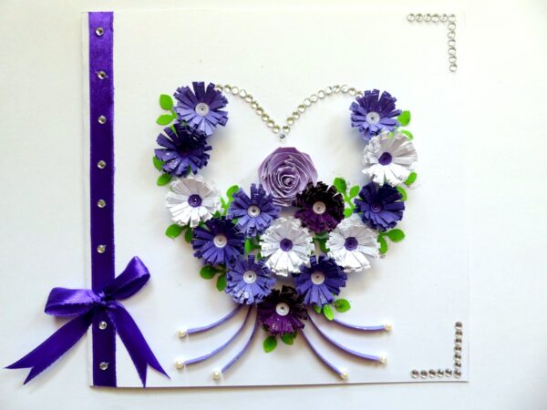 All Purples Heart Greeting Card image All Purples Heart Greeting Card image