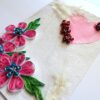 Sweet Pink Quilled Flowers Greeting Card image Sweet Pink Quilled Flowers Greeting Card image