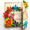 Multicolor Flowers Mini Scrapbook Greeting Card image Multicolor Flowers Mini Scrapbook Greeting Card image