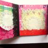 Multicolor Flowers Mini Scrapbook Greeting Card image Multicolor Flowers Mini Scrapbook Greeting Card image
