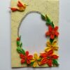 Yellow Themed Quilled Photo Frame Card image Yellow Themed Quilled Photo Frame Card image
