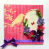 Pink Themed Sparkling Quilled Flowers Greeting Card image Pink Themed Sparkling Quilled Flowers Greeting Card image