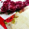 Quilled Red Roses in Heart Greeting Card image Quilled Red Roses in Heart Greeting Card image