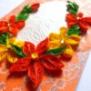 Yellow and Orange Themed Quilled Greeting Card image Yellow and Orange Themed Quilled Greeting Card image