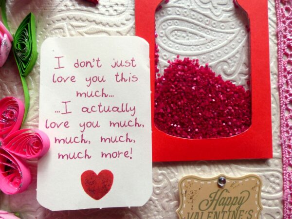 Handmade Love Jar Shaker Card image Handmade Love Jar Shaker Card image