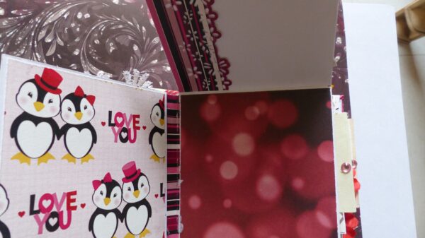 Love and Valentine Themed Mini Scrapbook image Love and Valentine Themed Mini Scrapbook image