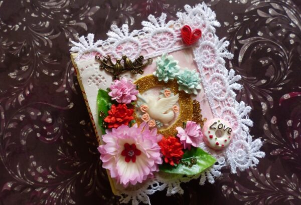 Love and Valentine Themed Mini Scrapbook image Love and Valentine Themed Mini Scrapbook image