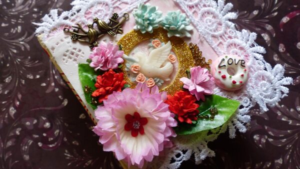 Love and Valentine Themed Mini Scrapbook image Love and Valentine Themed Mini Scrapbook image