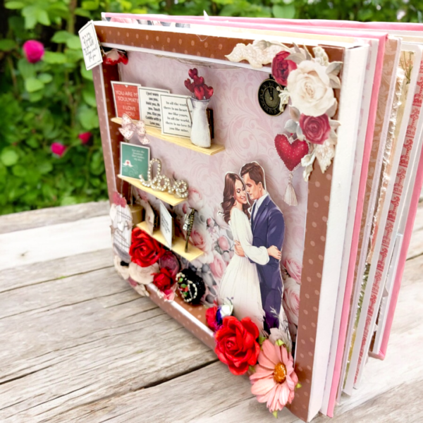 Love and Birthday Handmade Scrapbook