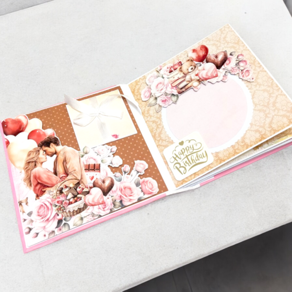 Love and Birthday Handmade Scrapbook