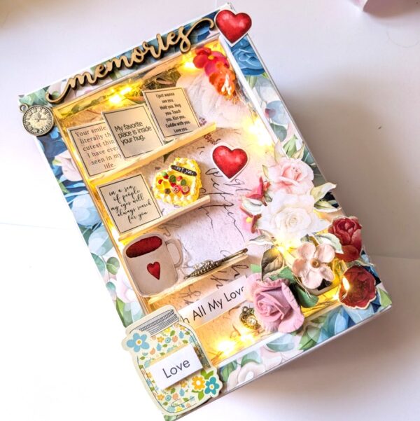 PXL_20240922_095736792 Love Memories Mini Scrapbook - Light and miniatures