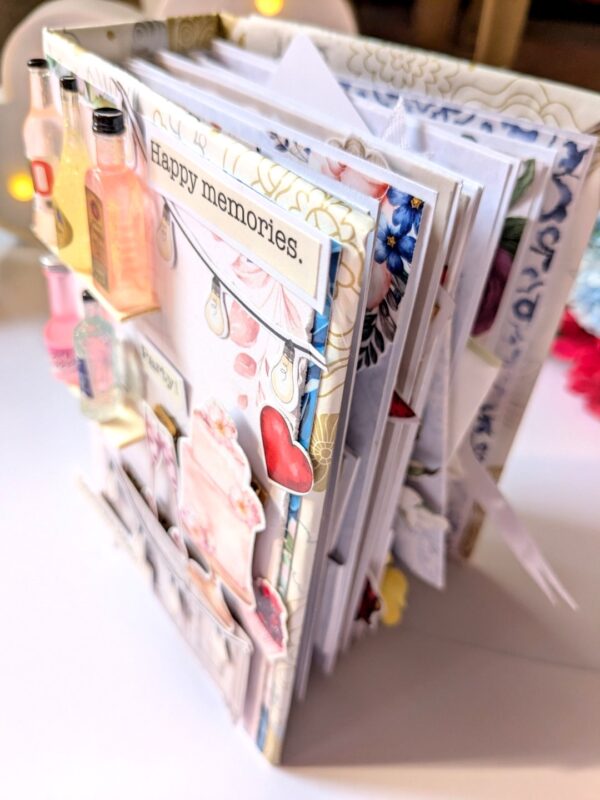 Birthday Mocktails mini scrapbook