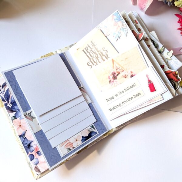 Birthday Mocktails mini scrapbook