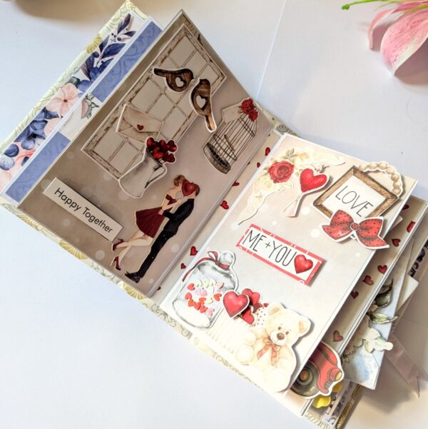 Birthday Mocktails mini scrapbook