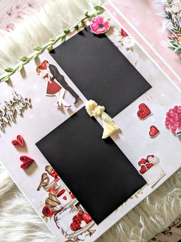Quilled Corner Birthday Handmade Greeting Card Quilled Corner Birthday Handmade Greeting Card