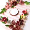 PXL_20241123_093741861 Red Quilled Flowers Corner Greeting Card