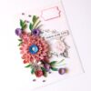 PXL_20241123_094144190 Sparkling Pinks Quilled Flowers Card