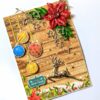 Quilled Flower Reindeer New Year Greeting Card image Quilled Flower Reindeer New Year Greeting Card image