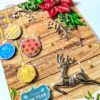 Quilled Flower Reindeer New Year Greeting Card image Quilled Flower Reindeer New Year Greeting Card image